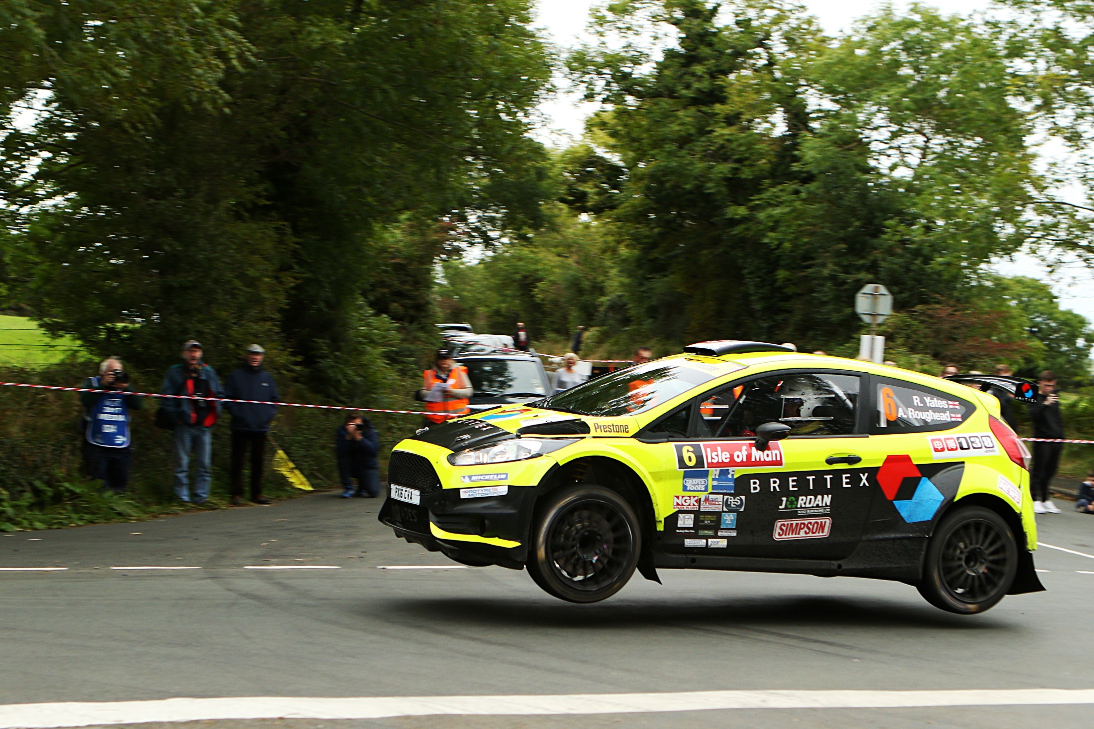 Rhys Yates / Andrew Roughead Ford Fiesta R5 Rally Isle of Man - Rhys Yates