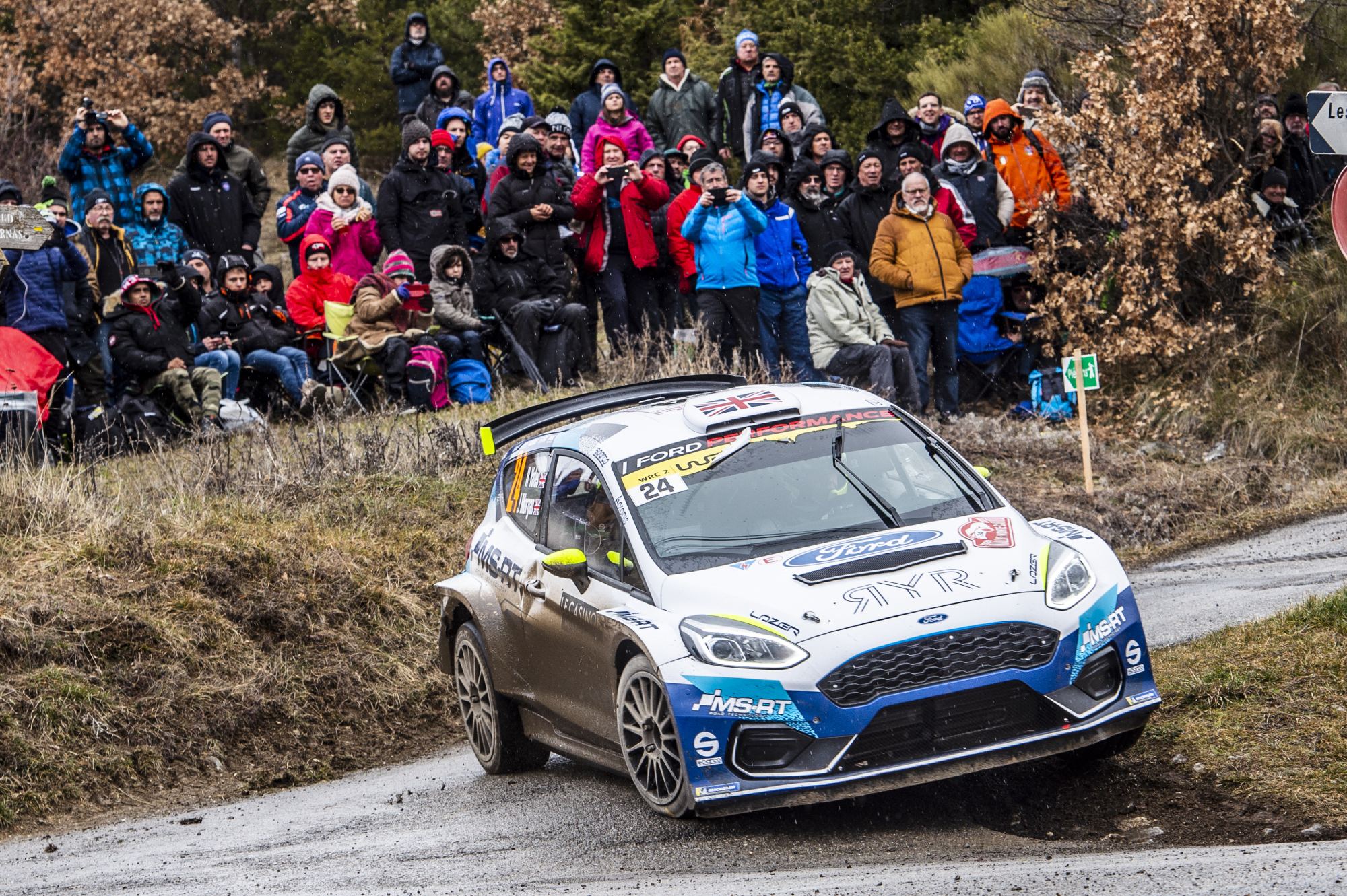 Rhys Yates at Rallye-Monte Carlo 2020.
